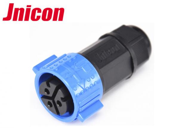 Quality Big Current Waterproof LED Connectors , 3 Pin Round Connector Screw Terminal Type for sale