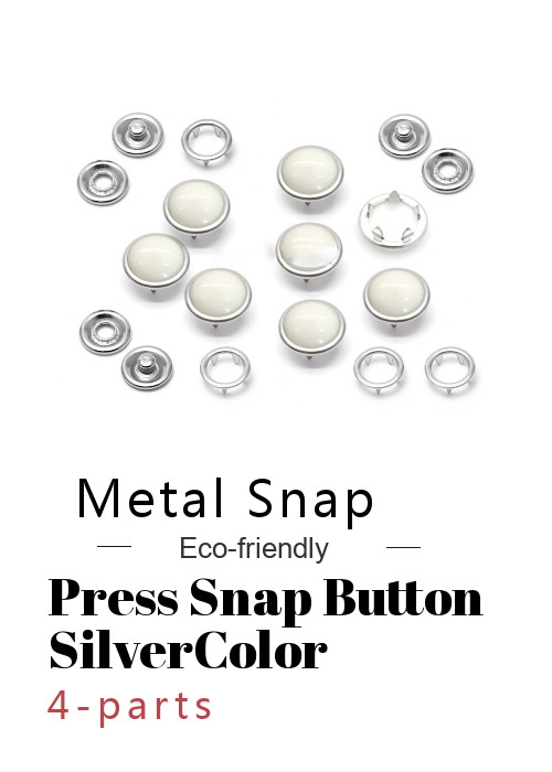 Press Snap Button 15 mm Silver Color for sale