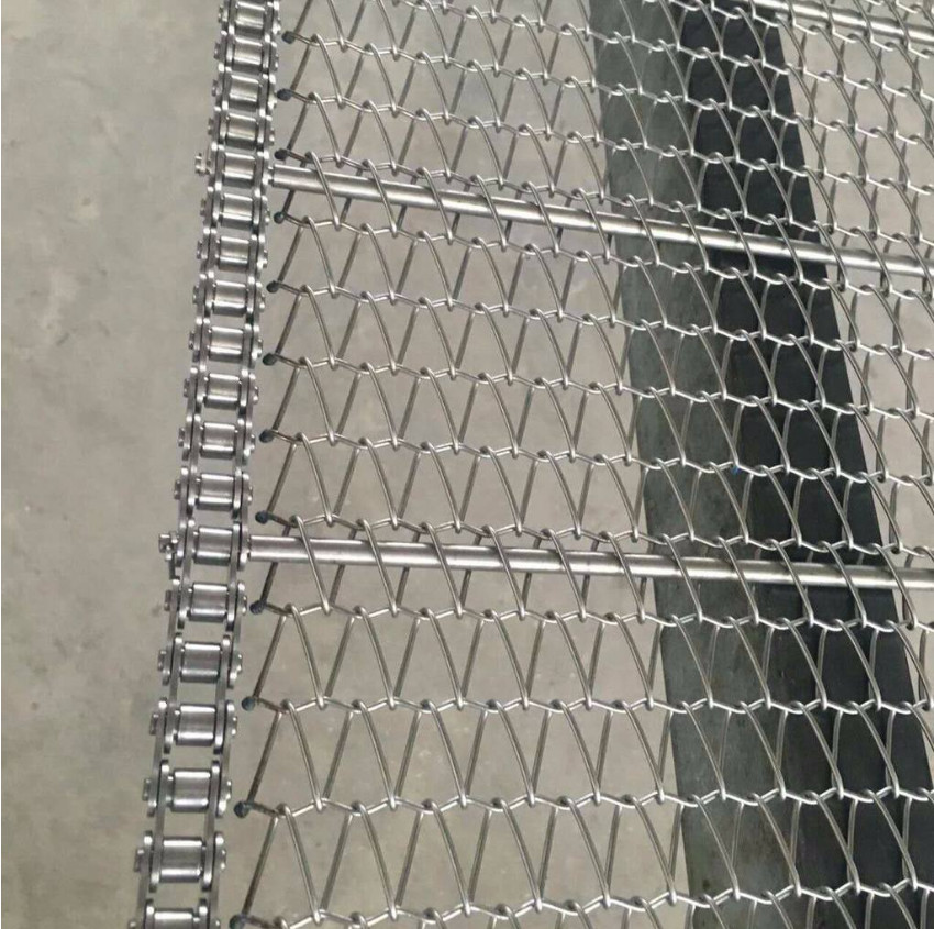 China Heat Resistant Stainless Steel Wire Mesh , Metal Wire Food Industry Conveyor Belt on sale