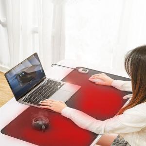 China Leather Electric Heating Desk Pad With 45degrees Temperature Sheerfond on sale