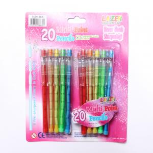 China 9 leads Standard Non-Sharpening Pencil for kids  Custom Printed Bullet Pencil Push Point Pencil wholesale