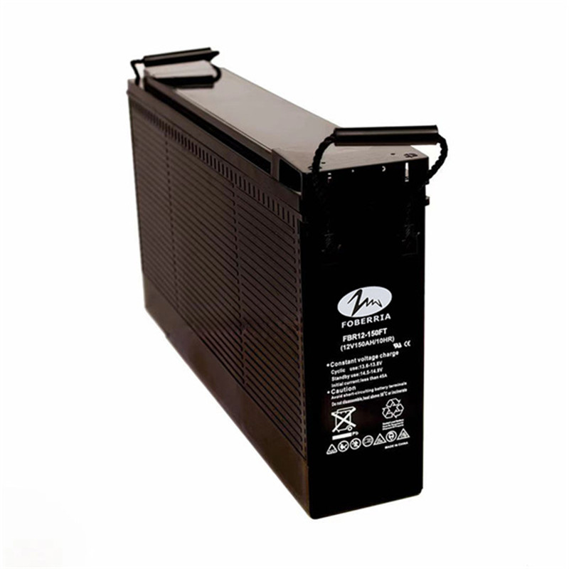 China Solar 12V maintenance free battery Front Terminal Battery 150ah Deep Cycle Lead Acid For UPS wholesale