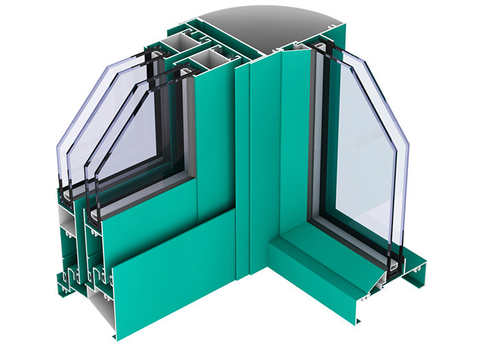 China 6061 T5 Aluminum Window Frame Extrusions Aluminium Sliding Window Profile on sale