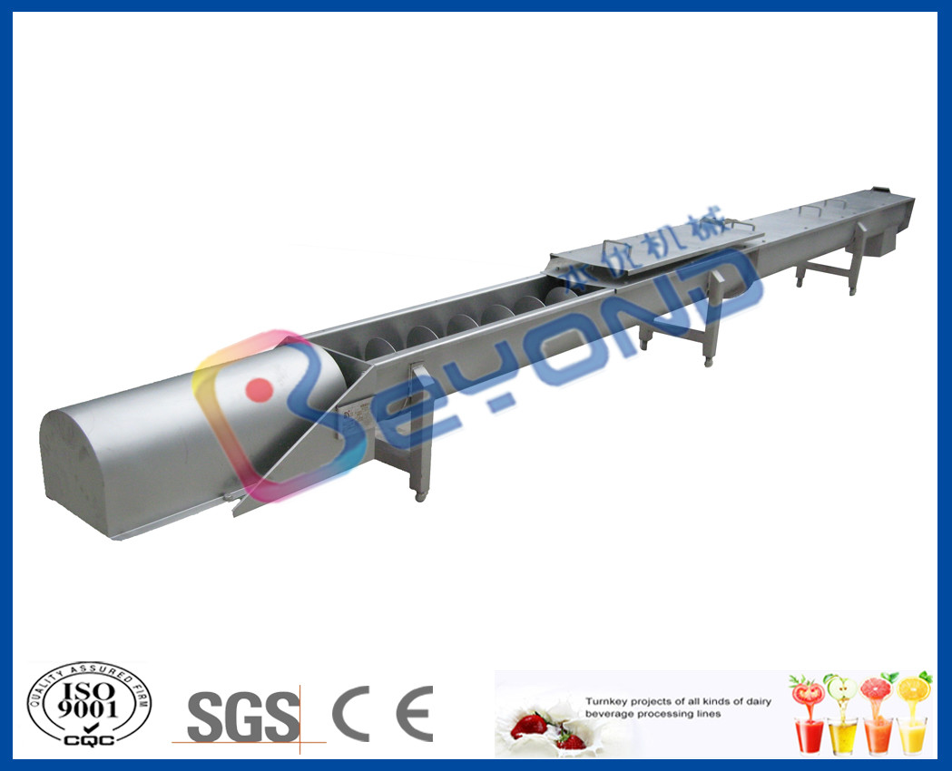 Quality Screw Conveyor Design Fruit Processing Equipment With SUS304 Stainless Steel for sale
