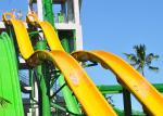 China 18m Height Tall Water Slides Fiberglass Customized For Holiday Resort wholesale