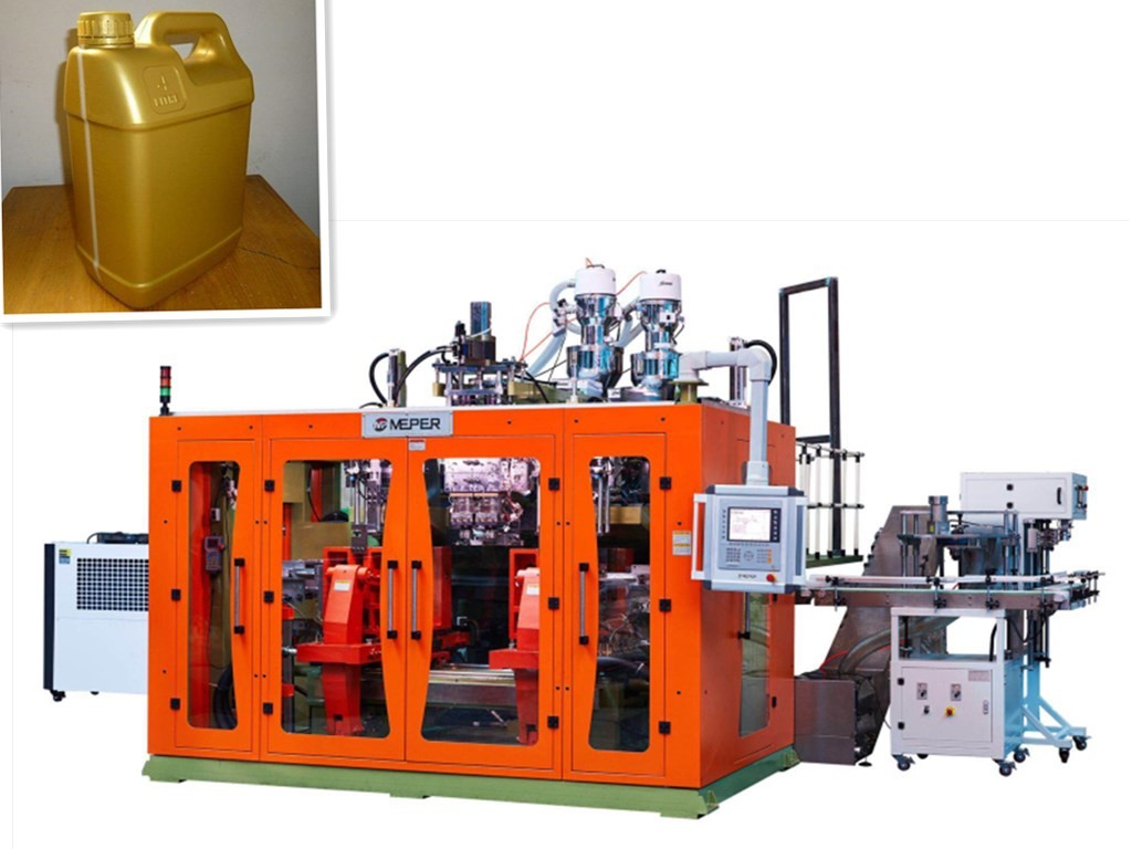 China Lubricant Oil Bottle HDPE Blow Molding Machine wholesale