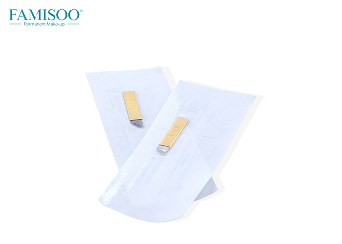 China Copper Wrapped Microblading Needles , Shading Eyebrows Microblading Blades wholesale