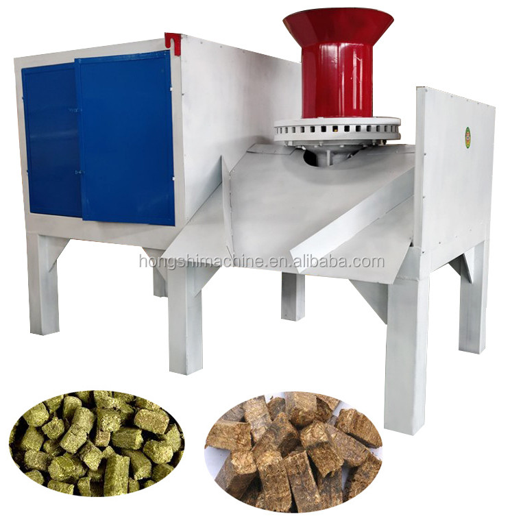 Buy cheap Automatic alfalfa hay cube briquette press machine,Wheat straw cube pellet from wholesalers