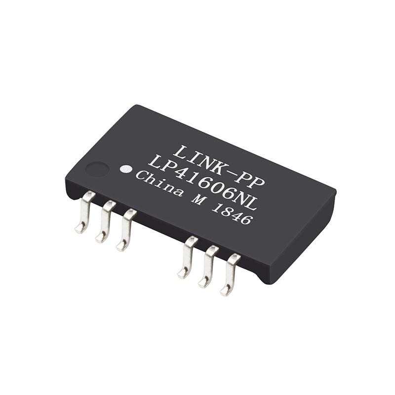 China LP41606NL Single Port 10/100 BASE-T SMT 12 Pin PC Card Low Profile Ethernet Lan Transformer Modules on sale