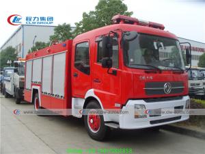 China Dongfeng Tianjin 4x2 8000L Water Tank Fire Rescue Truck on sale