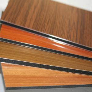 China Wooden And Maple Exterior Aluminium Cladding Panels 3mm Thickness wholesale