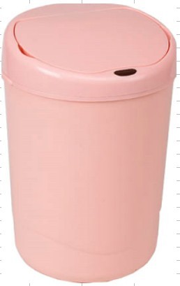 China Pink Plastic Dustbin With 4L Capacity , Popular Household Products wholesale