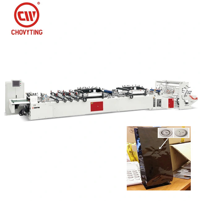 Quality Chovyting Center Seal Pouch Making Machine , 170pcs/min Coffee Bag Making Machine for sale