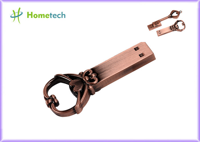 China Metal Love Knot Key Shape 16GB USB 2.0 metal key shape usb flash drive usb flash key flash-key wholesale