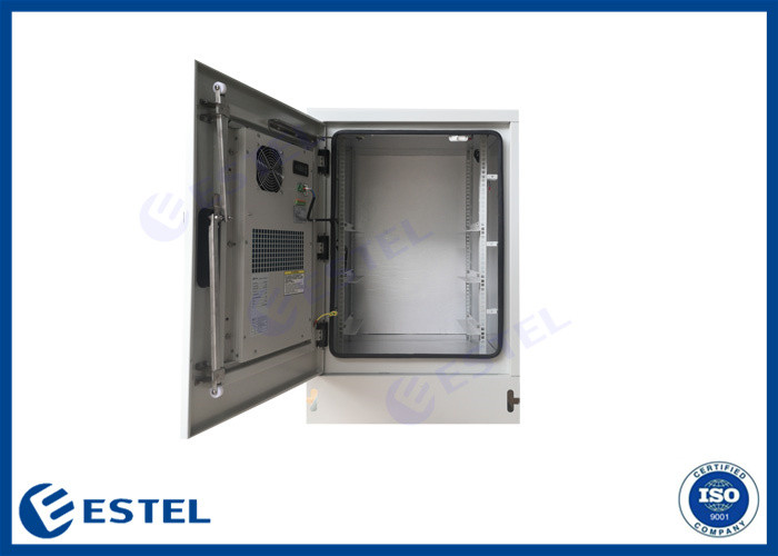 Quality Light Grey RAL 7035 16u Data Cabinet Telecommunication Enclosure One Front Door for sale