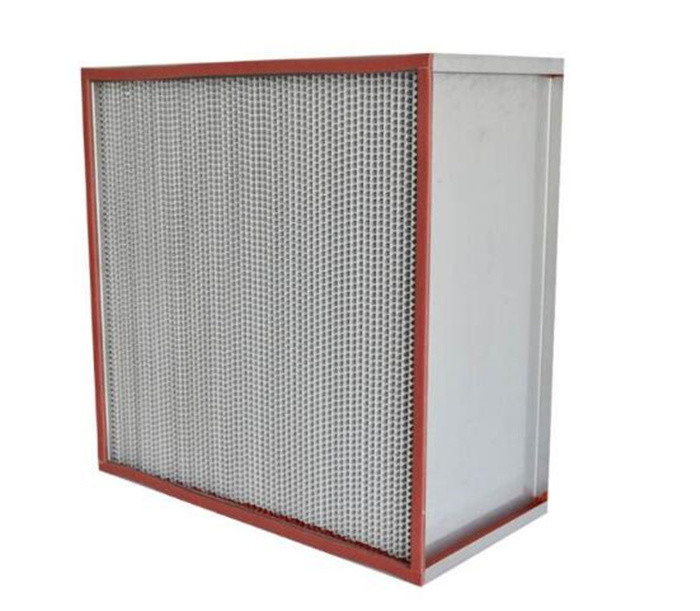China Glass Fiber High Temperature Air Filter Galvanized Frame ISO Certification wholesale
