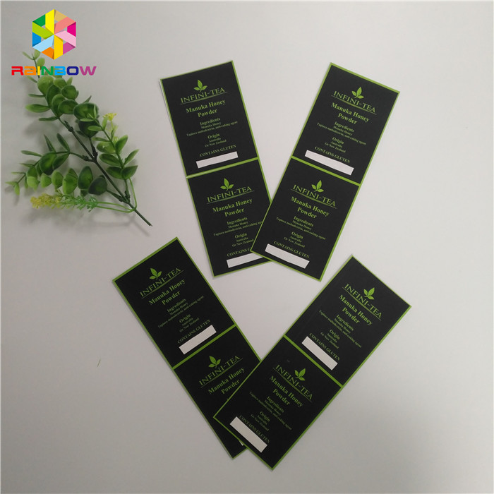 Eco - Friendly Custom Print Self Adhesive Sticker Label In Packing Polyester