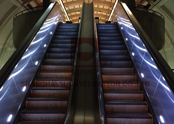 China SUNNY Commercial Escalator 35 Degree 1000mm Step Width Vvvf Control wholesale