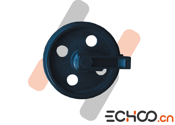 China R55 -9 Front Idler Wheel Mini Excavator Undercarriage Parts In Black Color on sale