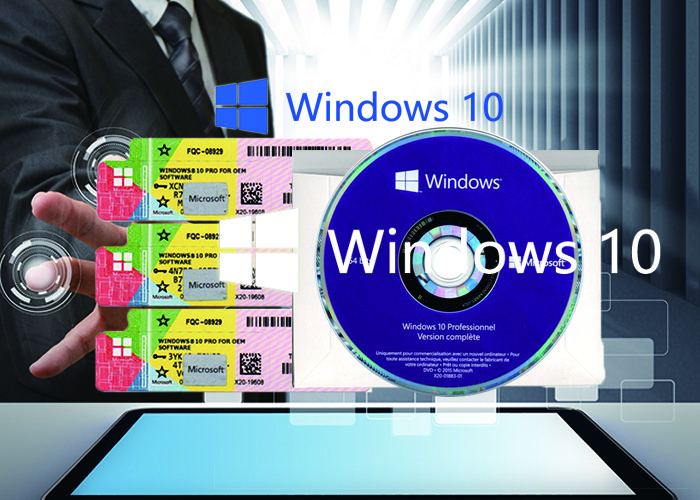 Genuine Windows 10 Product Key X20 Online Activate Multi Language COA Sticker