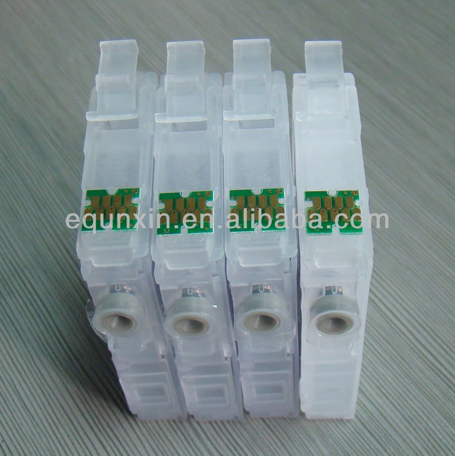 South America refillable cartridges for Epson XP101 XP201 XP204 XP211 XP214 XP401 with T1951 T1952 T1953 T1954 chips