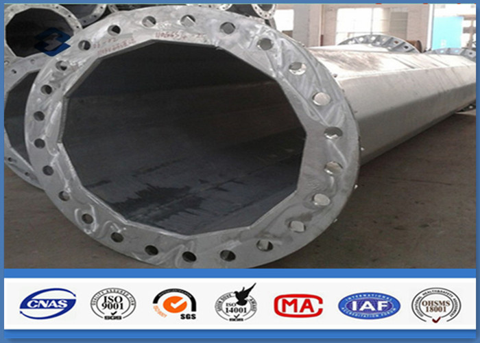 China High Voltage Big Steel Tubular Pole Column in Transmission Line Post Hot Dip Galvanized wholesale