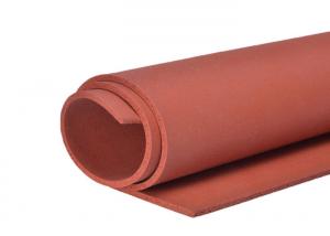 China Closed Cell Textured 20mm Red Silicone Foam Sheet on sale