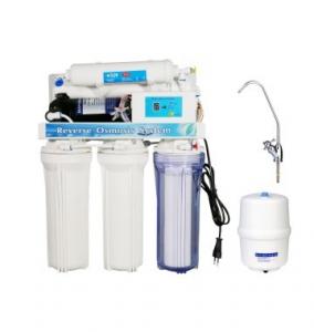China Manual / Auto Flush Ro Reverse Osmosis Water Filter Home Water Treatment Systems wholesale
