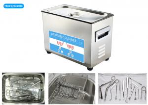 China Digital Control Tabletop Ultrasonic Cleaner , Surgical Ultrasonic Cleaner With Heater wholesale