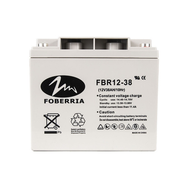 China Sealed lead acid battery maintenance-free ISO9001 12kg 12v 38ah Lead Acid Battery 175mm Emergency Power Supply Battery wholesale