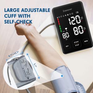 China Rechargeable Digital Automatic Heart Rate Sphygmomanometer LED Screen Electric Voice Blood Pressure Meter Monitor on sale