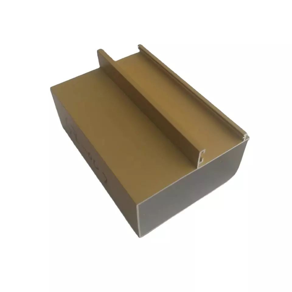 China 1.1mm Yellow Powder Coated Aluminium Extrusions For Casement Windows wholesale