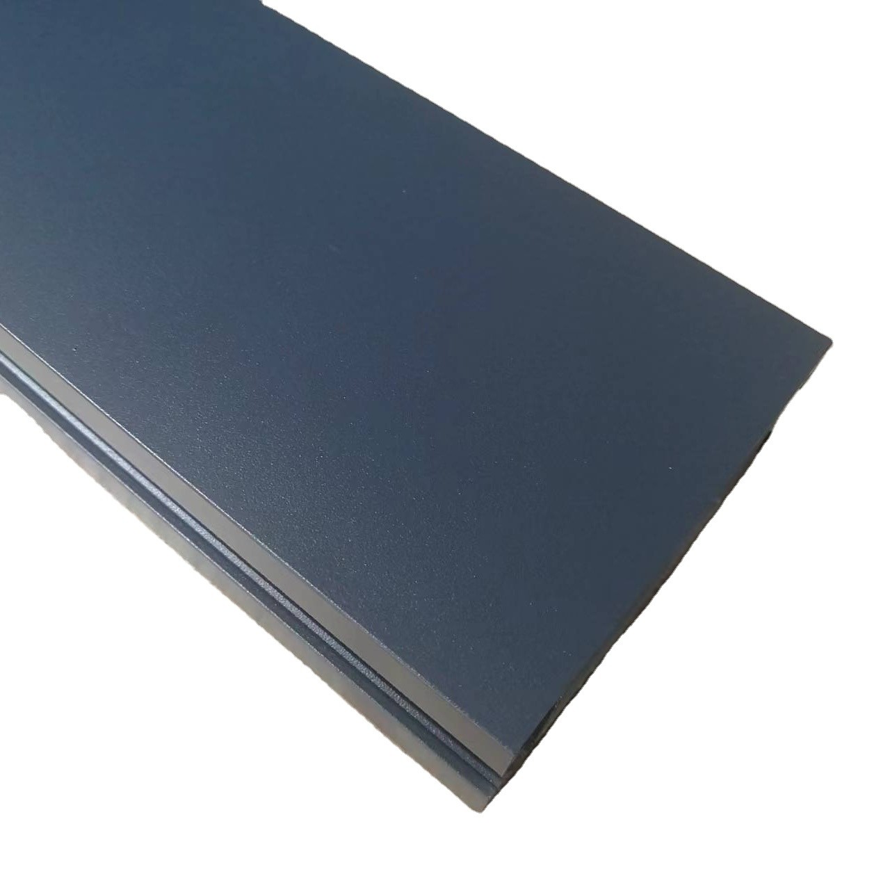 China Powder Coated Aluminium Extruded Profiles 6.0m Length Sand Blasted Grey For Window wholesale
