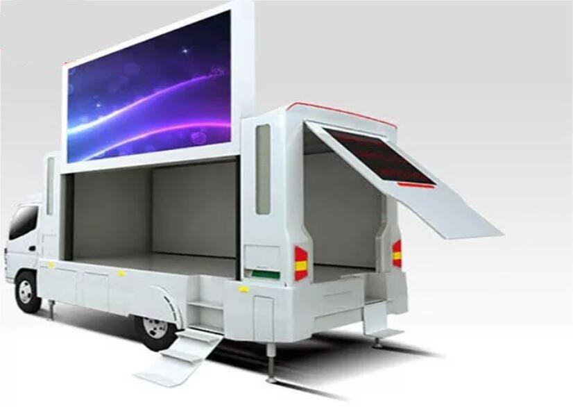 China Pitch 6mm Mobile LED Screen Rental , Truck LED Screen 27777 Dots / Sqm on sale
