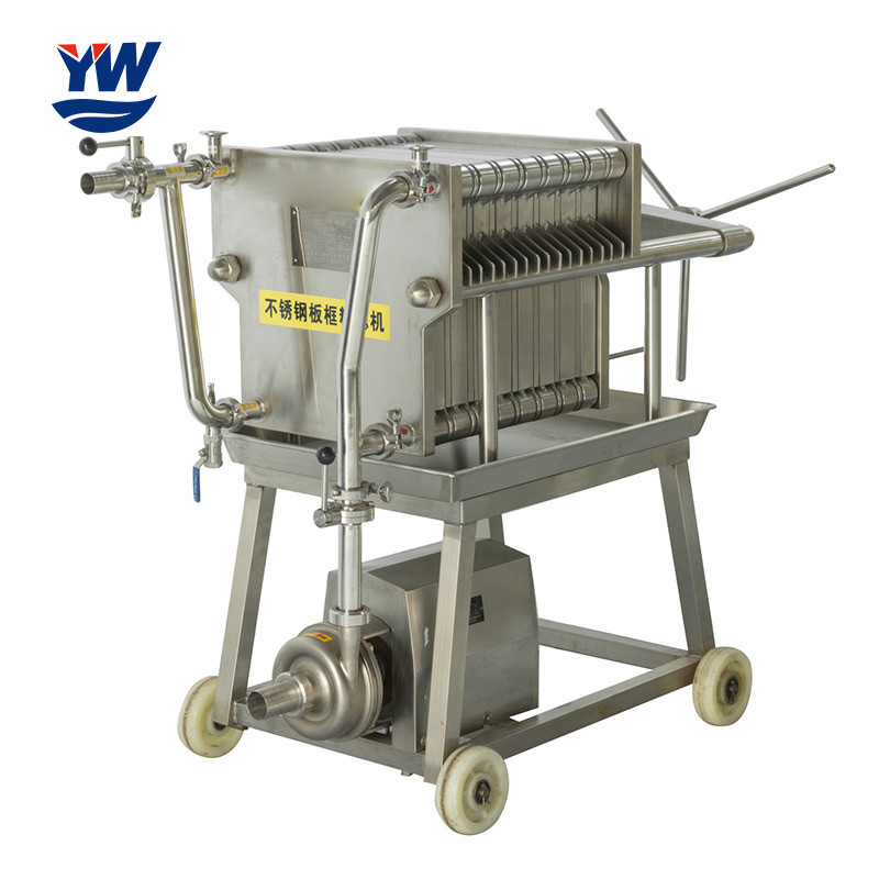 Quality Small Scale Industrial Filter Press WWTP Plate And Frame Filter Press for sale