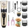 Light Weight Pet Hair Clippers & Trimmers Cordless With Detachable Guide Combs for sale