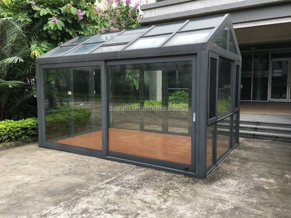 Quality Small Size Sun Sunlight Room Aluminum Alloy Frame For Garden for sale
