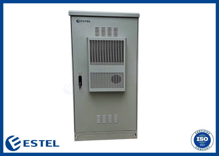 40U IP55 Weatherproof Telecom Enclosure Double Wall Anti Corrosion