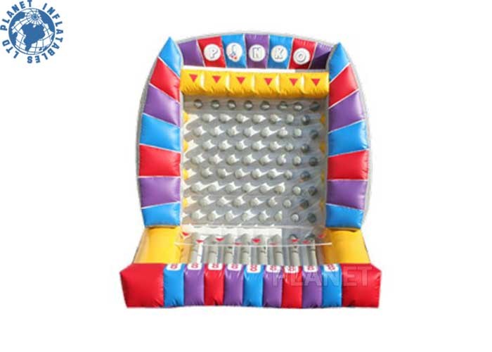 China 0.55mm Plato PVC Tarpaulin Inflatable Carvinal Game Rental / Giant Inflatable Plinko Prize Game on sale