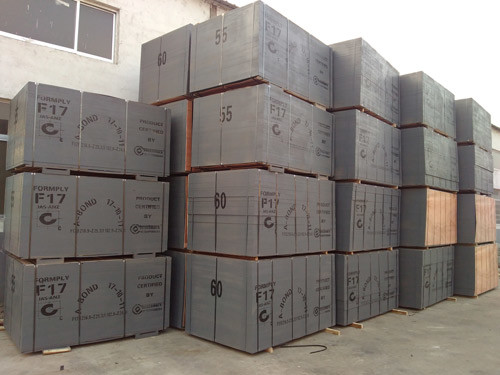 China F17 Film Faced Plywood Double Times Hot Press Technics With Phenolic Glue wholesale