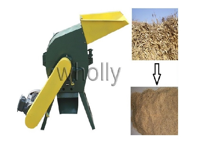 China Gasoline Engine Wood Chip Hammer Mill , Family Used Hammer Mill Grinder on sale