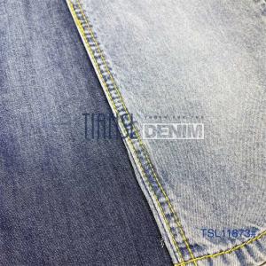 China 7.3 Oz 16S Yarn Twill Cotton Fabric Jeans Jutecell Cotton Denim Material wholesale