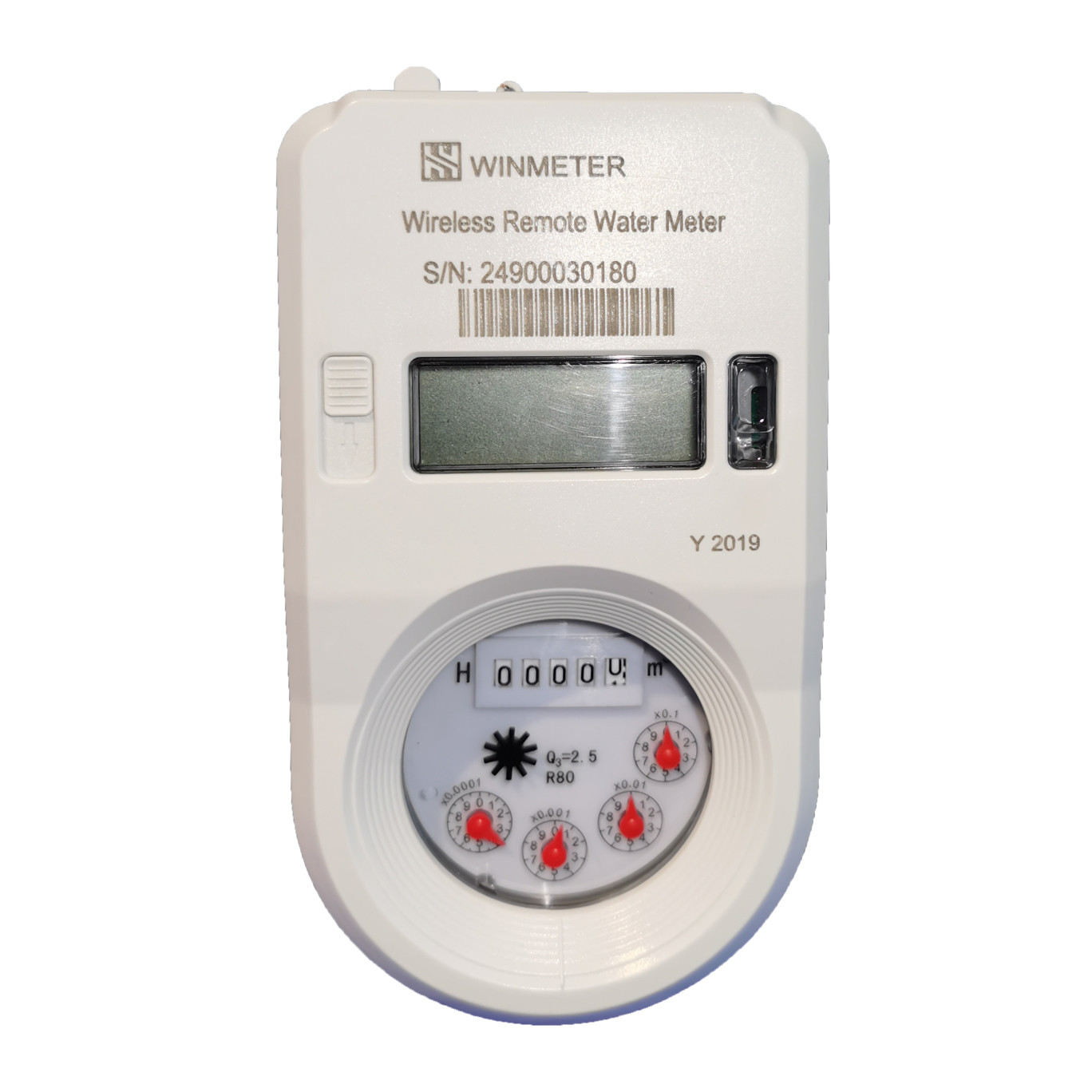 China Whit / Blue Wireless Remote Water Meter Automatic Meter Reading  LXSW-A100 on sale