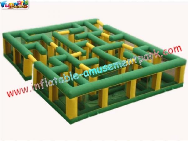 Quality Customized inflatable Sport Game, 0.55mm PVC tarpaulin Inflatable Maze Toys Hire for sale