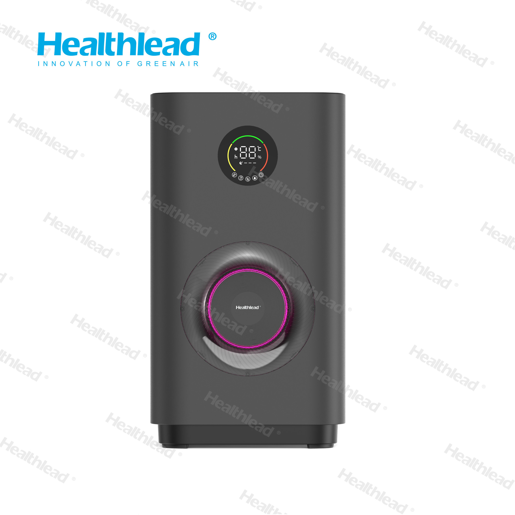 Buy cheap Intelligent Digital Display Healthlead Air Purifying Humidifier With Smart from wholesalers