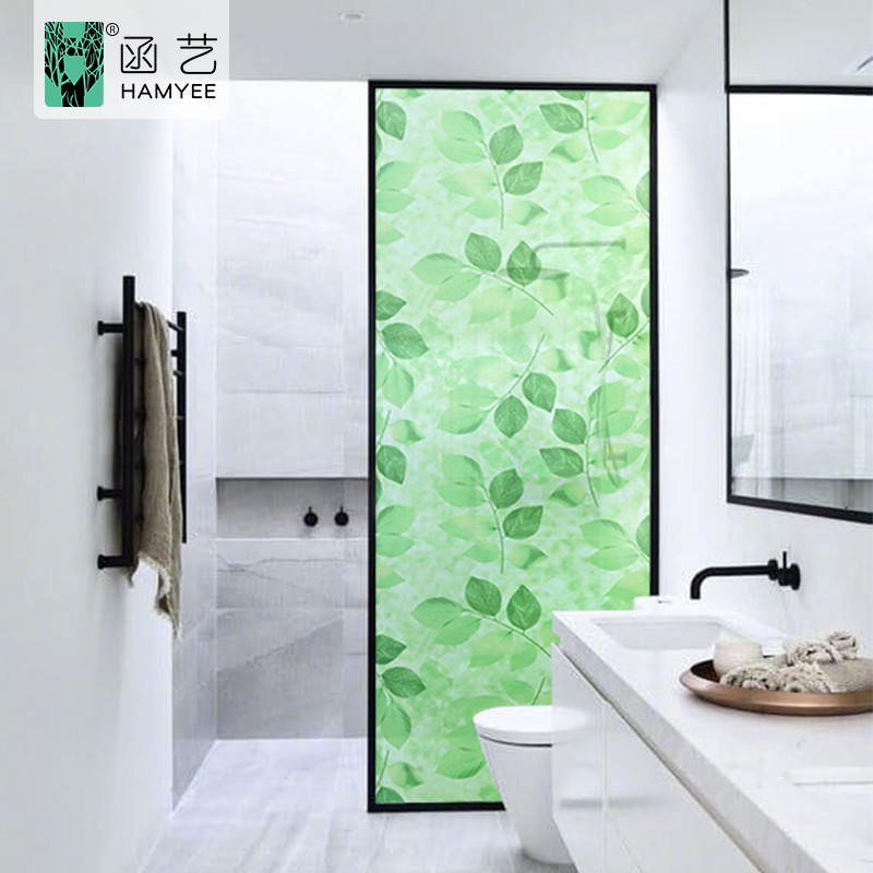 China Peel And Stick Decorative Privacy Window Film 50g/roll For Bathroom Door wholesale