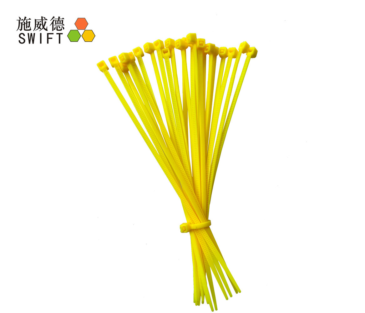 China Nylon PA66 Wire Cable Ties , Plastic Tie Straps For Electronics Industry wholesale
