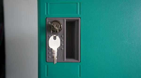 Quality Beige Door ABS Plastic Lockers 4 Tier Master Combination Padlock For School for sale