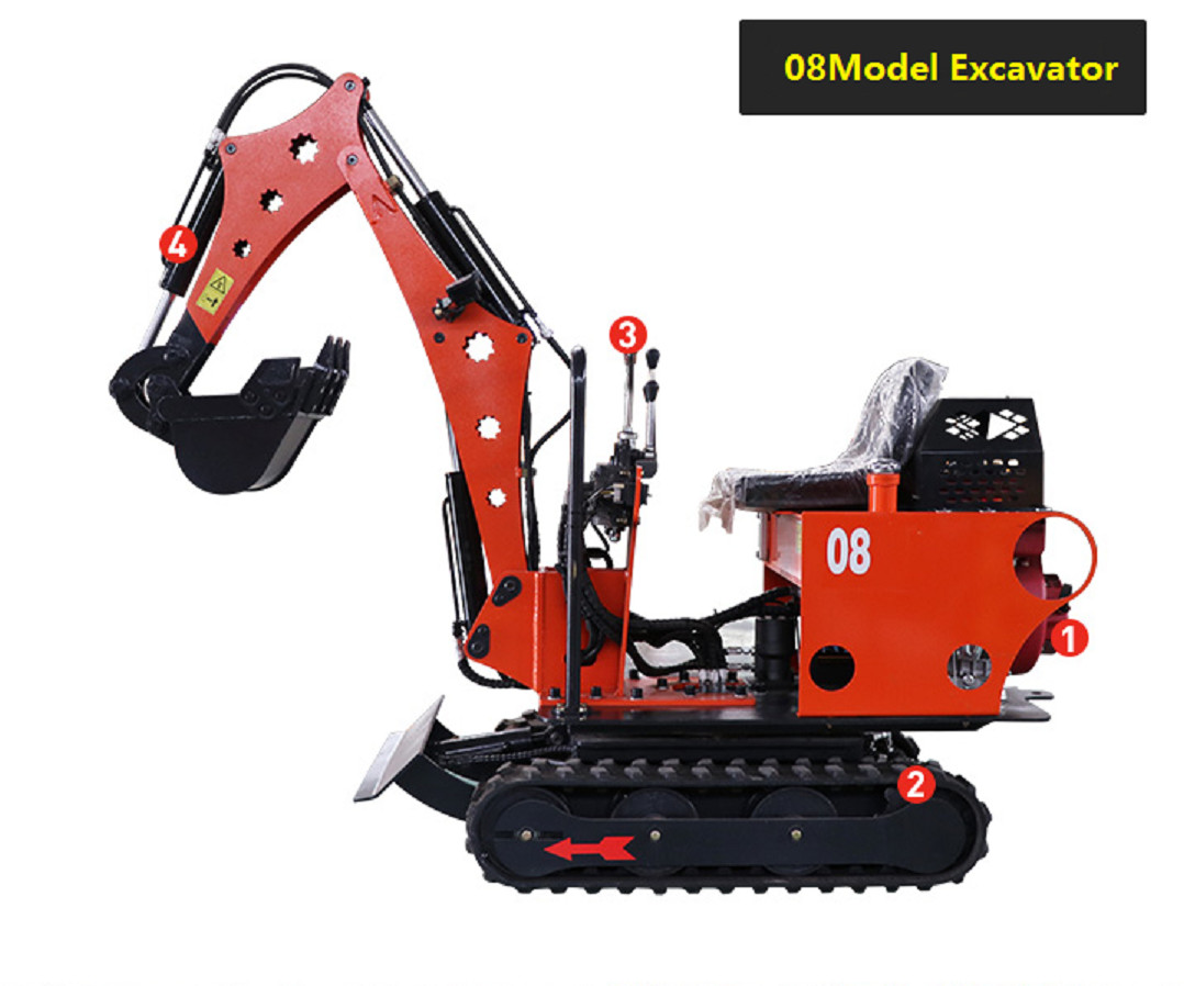 China Aluminum Mini Excavator Machine TS16949 Small Mini Excavators on sale