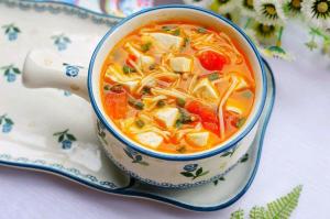 China Tomato Tofu Mushroom Soup Instant Packets That Restore Good Taste wholesale